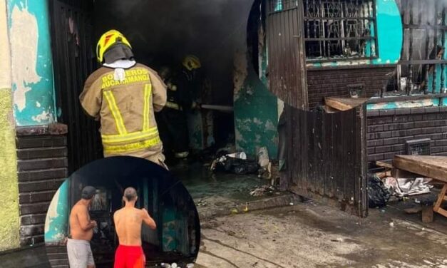 Bucaramanga: Venezolano le prendió fuego a su esposa, y quemó la casa.